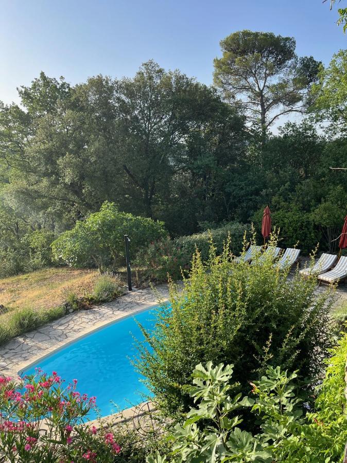 La Parenthese Du Var - Gite Avec Grande Terrasse Vue Sur Piscine Saint-Antonin-du-Var Exterior foto